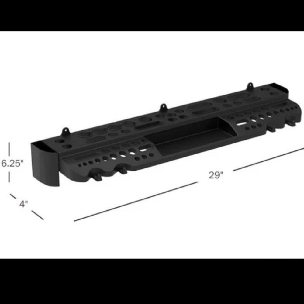 Tool Utility Storage Organizer 61 Slots, 4 Hooks, & 1 Compartment Men Unisex - Picture 5 of 6